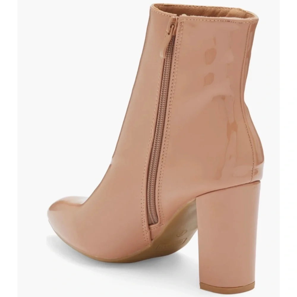 Tan Pointed Toe Bootie